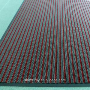 China 2016 latest PP stripe &amp; rib outdoor indoor rug mat factory