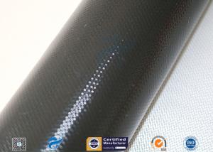 China 15oz Black Silicone Coated Fiberglass Fabric For Thermal / Electrical Insulation factory