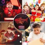 7 Colors RGB Shark Gifts 3D LED Illusion Lamps For Girls Bedroom