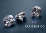 Customised 3ct Marquise Moissanite Colorless Purple Brown