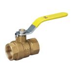 PN16 1-1/2" 600WOG Water Brass Ball Valve Threaded PTFE Seats
