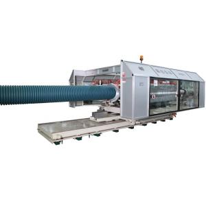 China Water Cooling Plastic Drain Pipe DWC Pipe Processing Machine For OD 90mm - 600mm factory