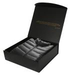 Luxury Matte Black Magnetic Folding Gift Box Recyclable Rigid Cardboard