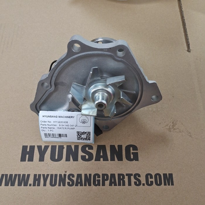 Excavator Water Pump 8-94140-341-2 8-94310-251-0 8-94376-844-0 For 4JB1 4JA1 4JG1