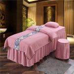 Modern Style Massage Table Sheet Cover Set Luxury Spa Pure Microfiber 4 Piece