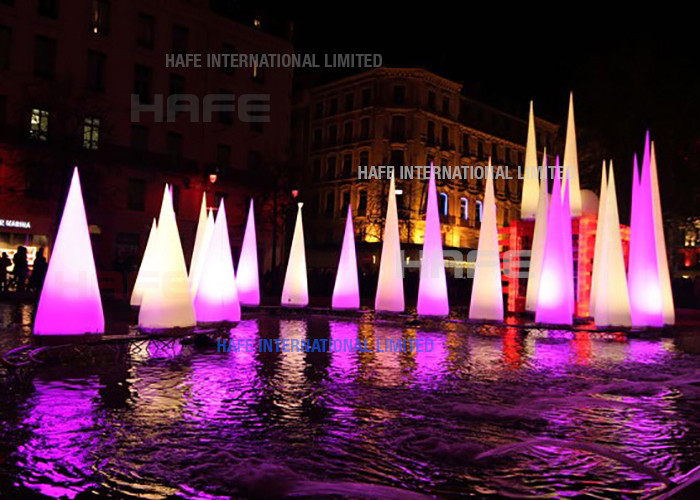 High Brightness Cone Inflatable Event Decoration Lighting Integrated High Power 200 W LED