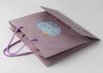 Customized Christmas Gift Packing Bags Recycled Art Paper For Shopping