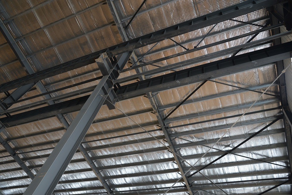 Colored Q345b Prefabricated Steel Warehouse