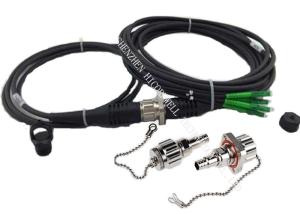 China Black Fiber Optic Patch Cables 2 Core FTTA ODC Connector For BBU RRU Base Station factory