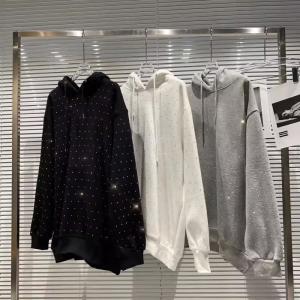 China Women's Hoodie with Custom Logo and Graphic Glitter Print in Spring Autumn Y2k Style factory
