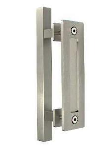 China Heavy Duty Barn Door Hardware Handle 40mm Flush Sliding Double Sided factory