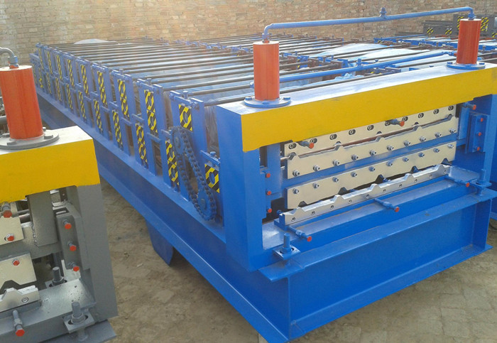 Metal Roofing Sheet Double Layer Roll Forming Machine With CE / SGS Certificates