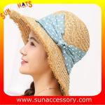 AK17540 fashion Wide brim sunny beach paper straw hats for womens in stock ,