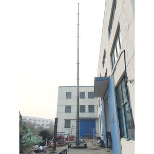 China 18m telecommunication antenna masts tower trailer system factory