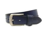 Pin Buckle Full Grian 2.08 Inch Mens Casual Leather Belt