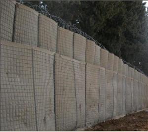 China ISO9001 2008 100*100mm mesh Blast Wall Hesco Mil factory