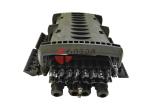 16 Outputs Fiber Cable Joint Box , Black 1 x 16 Splitter Optical Fiber Cable
