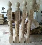 Stair case CNC wood lathe machine