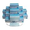 Buy cheap High quality 3 ply surgical face mask with tie-on blue color nonwoven material from wholesalers