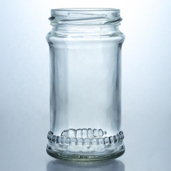 Unique Design 100ml 300ml 500ml Country Honey Glass Jar with Lid Clear Glass
