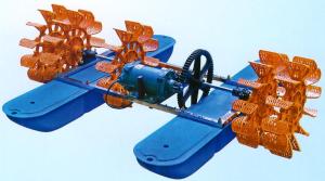 China New High Speed Shrimp Pond Paddle Wheel Aerator 1.5kw 5impellers factory