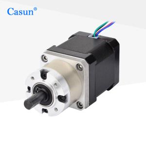 China 6.4V 1.28A Gearbox Stepper Motor 34mm Casun Stepper Motor 260mNM factory