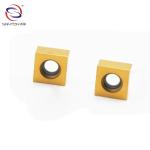 P25 And K30 Grade Indexable Carbide Inserts 91.5 HRA High Manganese Steel CVD