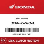 Honda FCC Clutch Plate Disc Friction Plate For KWW WAVE110 NBC110