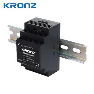 China 60W Output Power Industrial Power Supply with Din Rail Mount 4.9-5.5V ADJ Plastic Housing factory