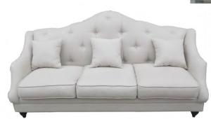 China SF-2957 linen fabric living room soft sofa,sofa set factory