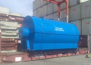 China Small 500kg Waste Plastic Tyre Pyrolysis Machine To Convert Plastic Into Fuel Gas factory