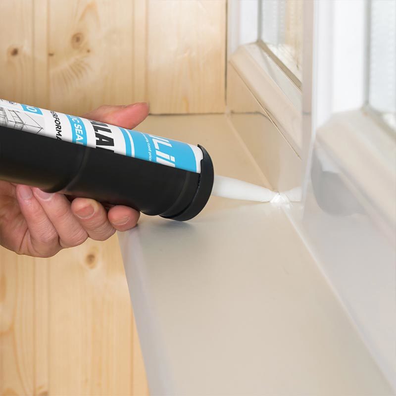 White Gray Acrylic Latex Duct Sealant Water Based 450g Convenient Using