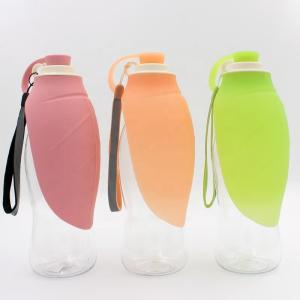 China 580ml 20OZ Leaf Leak Proof Pet Water Dispenser Bottle factory