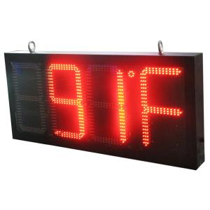 China 8&quot;-72&quot; Digit Height Outdoor Swimming Stadium Timer Sign with 5000-8000cd/m2 Brightness factory