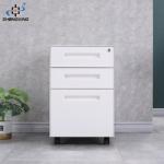 0.4mm To 1.0mm 3 Drawer Lockable Filing Cabinet ISO9001