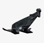Stockless Black Painted Vessels Marine Boat Anchors