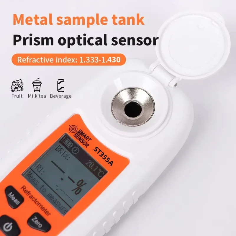 St355A Digital Refractometer, Atc Sugar Percent Tester