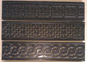 China Automatic Line Metal Driveway Drainage Grates Deco Weave / Diamond Patterns factory