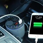 Dual USB Sockets ABS PC 5V 3.1A Car Charger Aroma Diffuser