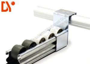 China DY04 Assemble Line Sliding Track Hardware Roller Track Connector / Fittings factory