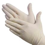 Latex examination gloves Powder-free medical grade gloves disposable rubber