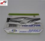 Silver Kitchen Pop Up Aluminium Foil Sheets Double Side Hairdressing Chocolate