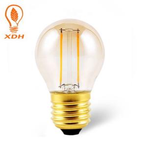 China E27 2W LED Filament Bulb G45 120V 220V E26 Amber Globe factory