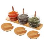 Multifunction Bamboo Wooden Sauce Holder , Restaurant Table Condiment Holders