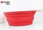 Portable Folding Silicon Pet Food Bowls Travel Collapsible Pet Bowl