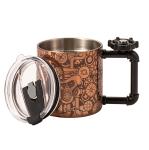 Stress Reducing Custom Travel Coffee Cup 12oz 14oz With Gyro