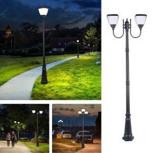China Commercial Solar Street Light 100W 200W Lampadaire Outdoor Led Lamp factory
