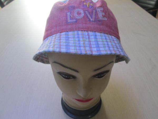 Fashion Women Children's finshing outdoor custom cotton bucket hat--Embroider