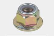 China HEX NYLON INSERT LOCK NUTS WITH FLANGE factory