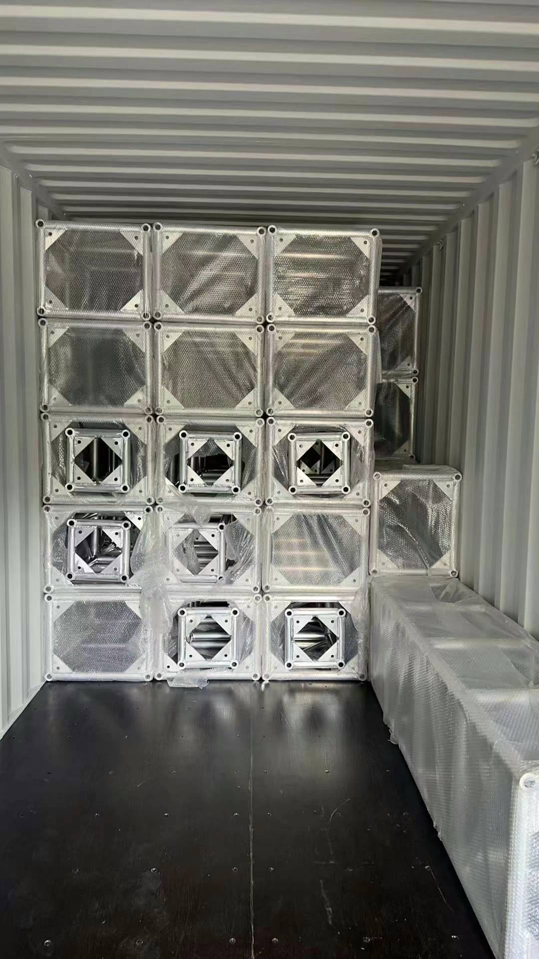 Adjustable Aluminum Folding Stage Platform With Alloy Stair Rise